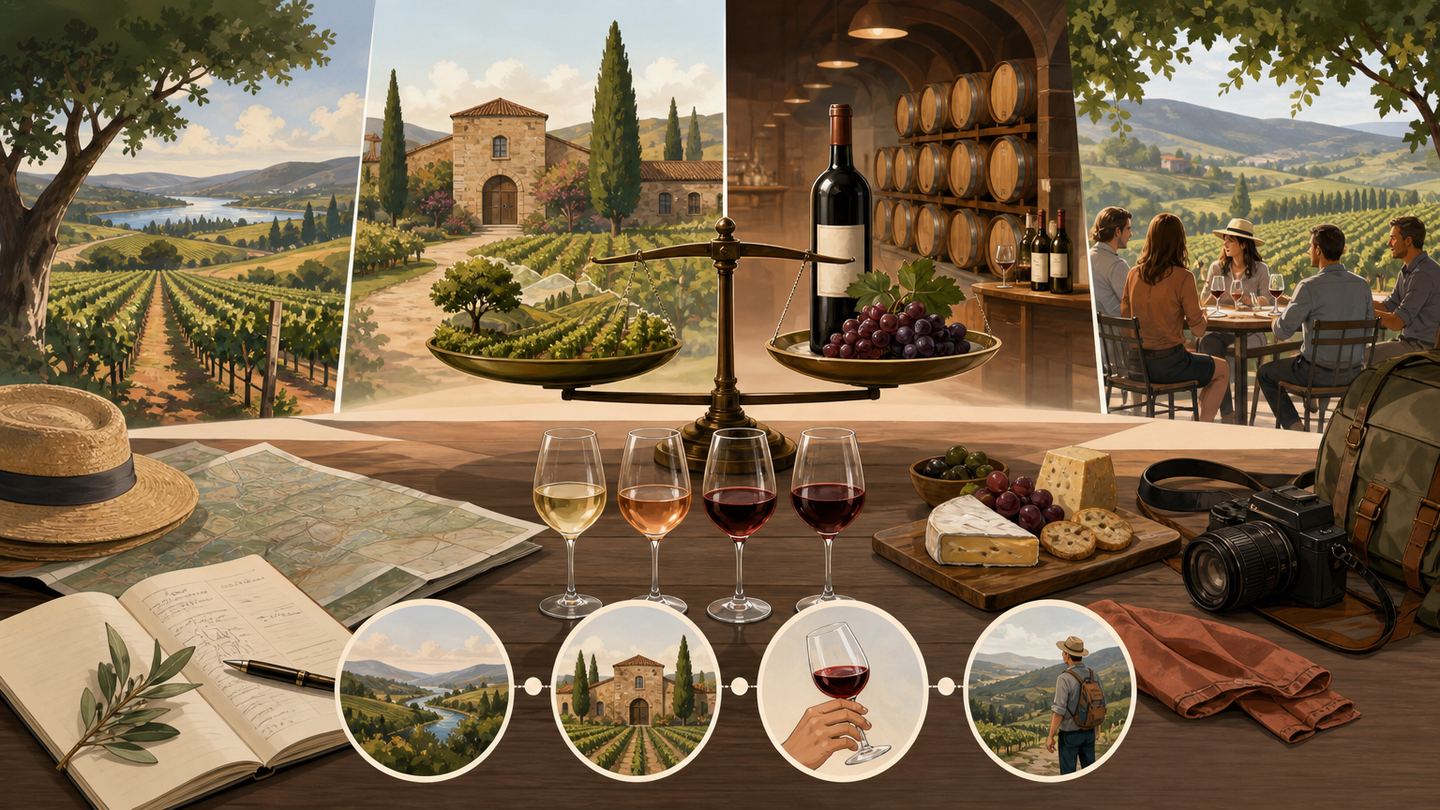 How to Compare Vineyards, Wineries, Tastings, and Wine-Country Travel
